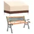 Produktbild 3 för Bänkskydd 2-sits 2 st 137x97x48/74 cm 600D oxfordtyg