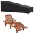 Produktbild 3 för Solstolsskydd 2 st 203x81x25/63 cm 420D oxford