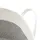 Förvaringskorg grå och vit Ø51x33 cm bomull