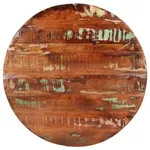 Bordsskiva Ø 70x3,8 cm rund massivt återvunnet trä