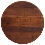 Bordsskiva Ø 50x3,8 cm rund massivt återvunnet trä