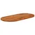 Produktbild 3 för Bordsskiva 80x40x2,5 cm oval massivt akaciaträ