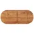 Produktbild 5 för Bordsskiva 100x40x2,5 cm oval massivt akaciaträ