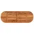 Produktbild 5 för Bordsskiva 110x40x2,5 cm oval massivt akaciaträ