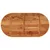 Produktbild 5 för Bordsskiva 100x50x2,5 cm oval massivt akaciaträ