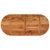 Produktbild 5 för Bordsskiva 110x50x2,5 cm oval massivt akaciaträ