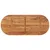 Produktbild 4 för Bordsskiva 120x50x2,5 cm oval massivt akaciaträ