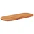 Produktbild 2 för Bordsskiva 140x60x2,5 cm oval massivt akaciaträ
