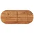 Produktbild 4 för Bordsskiva 140x60x2,5 cm oval massivt akaciaträ