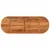 Produktbild 5 för Bordsskiva 110x40x3,8 cm oval massivt akaciaträ
