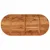 Produktbild 5 för Bordsskiva 110x50x3,8 cm oval massivt akaciaträ