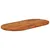 Produktbild 2 för Bordsskiva 120x60x3,8 cm oval massivt akaciaträ