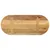 Produktbild 5 för Bordsskiva 80x40x2,5 cm oval massivt grovt mangoträ