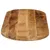 Produktbild 4 för Bordsskiva 90x40x2,5 cm oval massivt grovt mangoträ