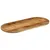 Produktbild 2 för Bordsskiva 100x40x2,5 cm oval massivt grovt mangoträ