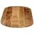 Produktbild 4 för Bordsskiva 100x40x2,5 cm oval massivt grovt mangoträ