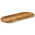 Produktbild 2 för Bordsskiva 100x50x2,5 cm oval massivt grovt mangoträ