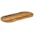 Produktbild 2 för Bordsskiva 110x50x2,5 cm oval massivt grovt mangoträ