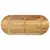 Produktbild 5 för Bordsskiva 120x50x2,5 cm oval massivt grovt mangoträ
