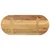 Produktbild 5 för Bordsskiva 80x40x3,8 cm oval massivt grovt mangoträ