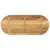 Produktbild 5 för Bordsskiva 90x40x3,8 cm oval massivt grovt mangoträ