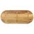 Produktbild 5 för Bordsskiva 110x40x3,8 cm oval massivt grovt mangoträ