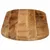 Produktbild 4 för Bordsskiva 120x50x3,8 cm oval massivt grovt mangoträ