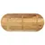 Produktbild 5 för Bordsskiva 140x60x3,8 cm oval massivt grovt mangoträ