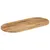 Produktbild 2 för Bordsskiva 80x40x2,5 cm oval massivt mangoträ