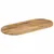 Produktbild 2 för Bordsskiva 120x50x2,5 cm oval massivt mangoträ