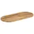 Produktbild 2 för Bordsskiva 90x40x3,8 cm oval massivt mangoträ