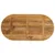 Produktbild 5 för Bordsskiva 90x40x2,5 cm oval massivt mangoträ