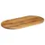 Produktbild 2 för Bordsskiva 120x50x2,5 cm oval massivt mangoträ