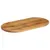 Produktbild 2 för Bordsskiva 120x60x3,8 cm oval massivt mangoträ