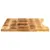 Produktbild 4 för Skrivbordsskiva med kurva 100x50x2,5 cm massivt grovt mangoträ