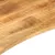 Produktbild 7 för Skrivbordsskiva med kurva 110x50x2,5 cm massivt grovt mangoträ