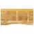 Produktbild 5 för Skrivbordsskiva med kurva 120x50x2,5 cm massivt grovt mangoträ
