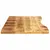 Produktbild 4 för Skrivbordsskiva med kurva 160x50x2,5 cm massivt grovt mangoträ