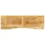 Produktbild 5 för Skrivbordsskiva med kurva 160x50x2,5 cm massivt grovt mangoträ