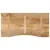 Produktbild 5 för Skrivbordsskiva med kurva 120x50x2,5 cm massivt grovt mangoträ