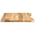 Produktbild 4 för Skrivbordsskiva med kurva 90x60x2,5 cm massivt mangoträ