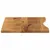 Produktbild 4 för Skrivbordsskiva med kurva 80x50x2,5 cm massivt grovt mangoträ