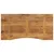 Produktbild 5 för Skrivbordsskiva med kurva 140x50x2,5 cm massivt grovt mangoträ