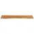 Produktbild 3 för Skrivbordsskiva med kurva 160x50x2,5 cm massivt grovt mangoträ