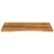 Produktbild 3 för Skrivbordsskiva med båge 100x60x2,5 cm massivt grovt mangoträ
