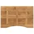 Produktbild 5 för Skrivbordsskiva med båge 100x60x2,5 cm massivt grovt mangoträ