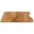 Produktbild 4 för Skrivbordsskiva med båge 120x60x2,5 cm massivt grovt mangoträ