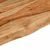 Produktbild 6 för Vägghylla 140x20x2,5 cm rektangulär massiv akacia ojämn kant