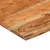 Produktbild 7 för Vägghylla 40x40x2,5 cm fyrkantig massiv akacia ojämn kant