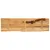 Produktbild 5 för Bordsskiva 110x30x2,5 cm levande kant massivt grovt mangoträ